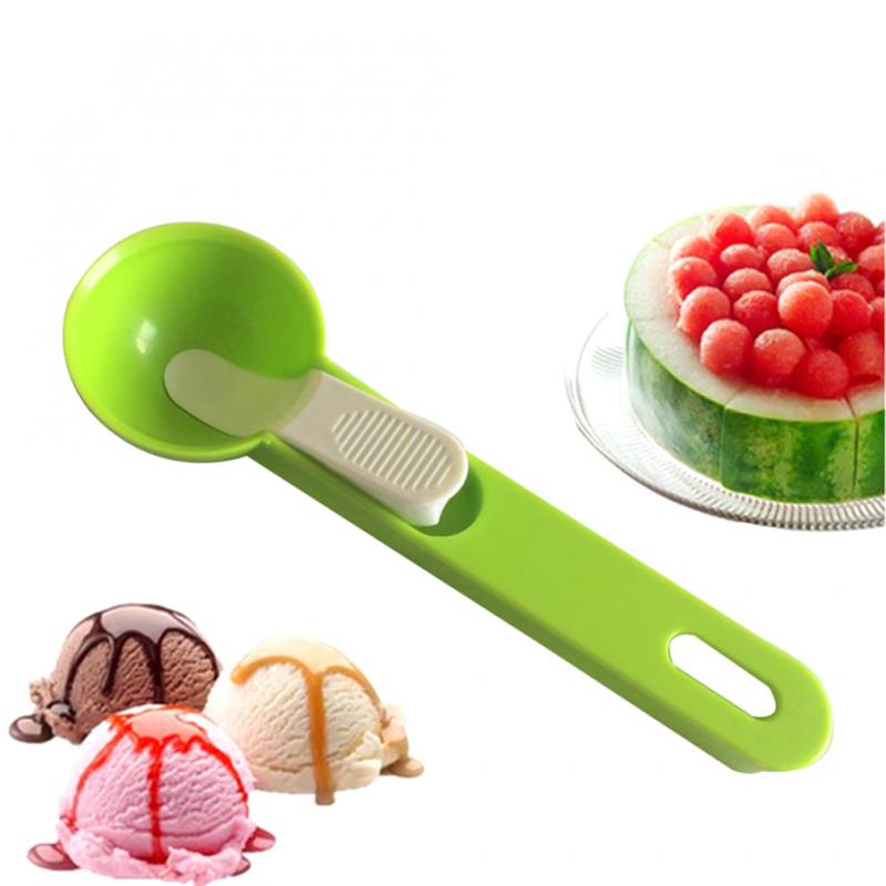 1PC Kitchen tools Ice Cream Spoon Dig Ice Cream Ball Watermelon Meat Digging Fruit Digging Spherical Shape Tools