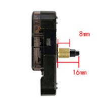 Mecanismo de reloj de pared precision 12888, 8/11/13/16/19/22mm, máquina de movimiento de cuarzo, Kit de reparación de Manos negras, sustitución de herramienta con gancho: 8mm   16mm