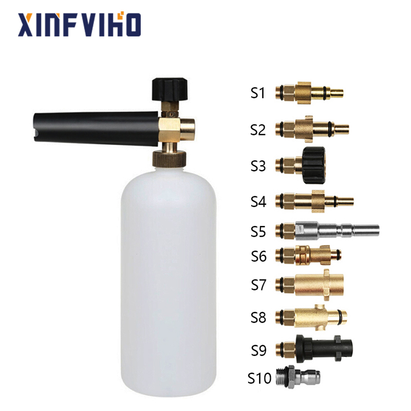 High Pressure Snow Foam Lance for Karcher K Series Soap Foamer Adjustable Foam Nozzle Foam Generator Car Washer