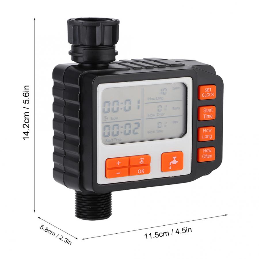 Watering System Electronic Garden Watering Timer Automatic Watering Irrigation Controller LCD Display irrigator