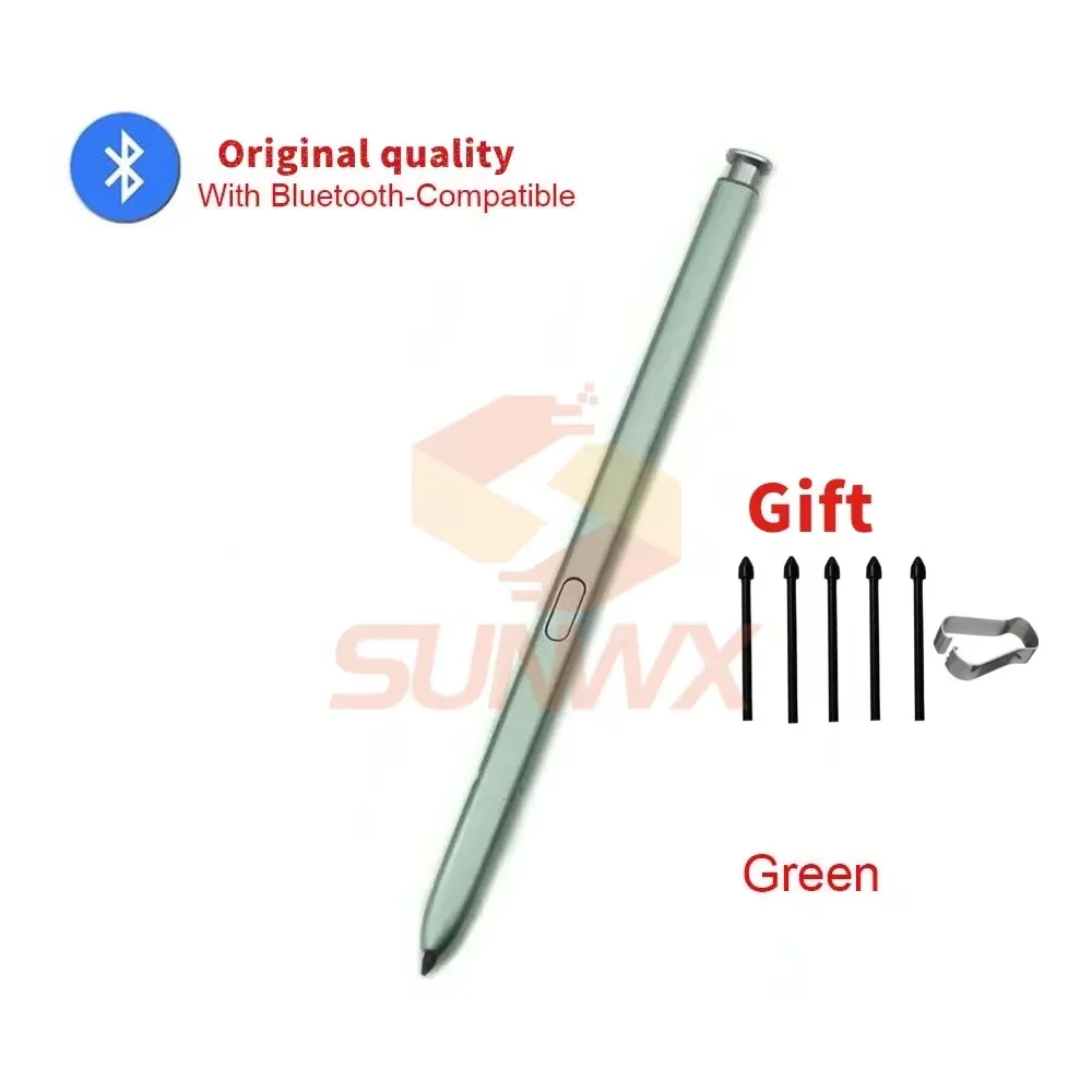 Til samsung galaxy note 20 n980 n981 sm-n980f 20 ultra  n985 n986 berøringspenn med s-penn og bluetooth-funksjon: Blå