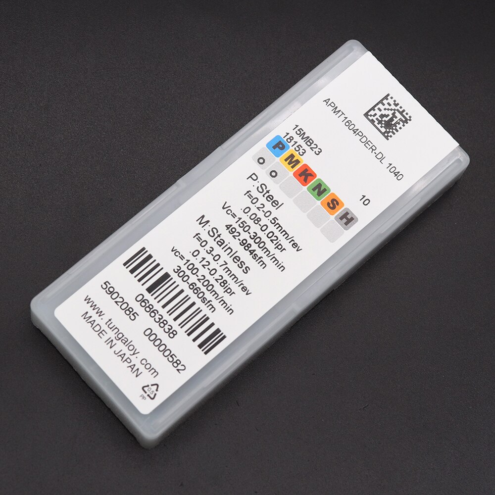 Turning Tool Insert APMT1604 PDER DL 1040 Carbide Blade and Hardness CNC Milling Cutter