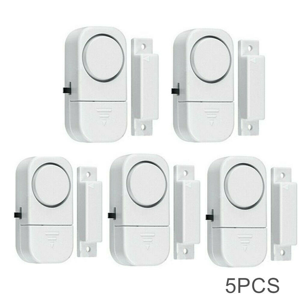 Wireless Entry Alarm Home Security Door Window Magnetic Sensor Auto Dial Burglar: 5pcs