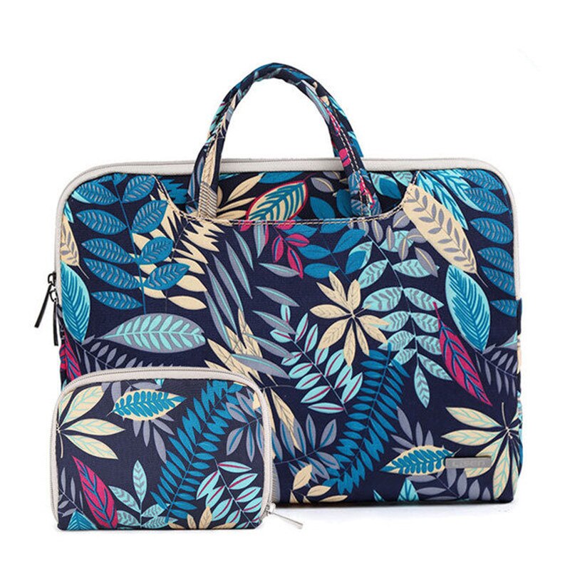 Frauen Portafolio Tragbare Aktentasche Licht Wasserdicht 13-15.6 "Laptop tasche Computer Notizbuch Tasche mann Geschäft handtasche: Blau 15.6
