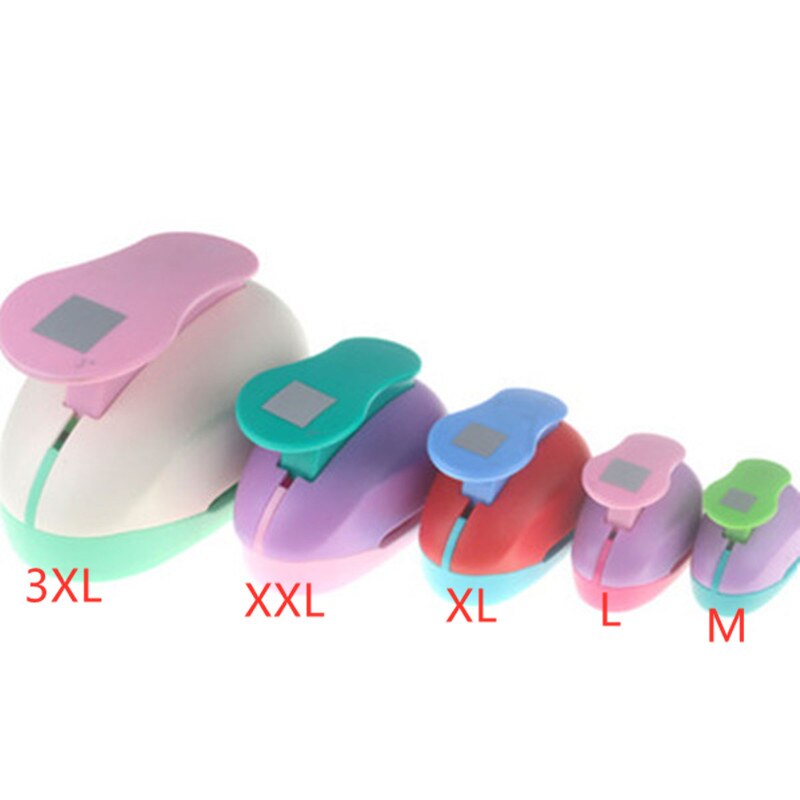 18mm-53mm Square Shaped craft punch Scrapbooking School DIY Paper Cutter EVA foam Geometry Hole Punches