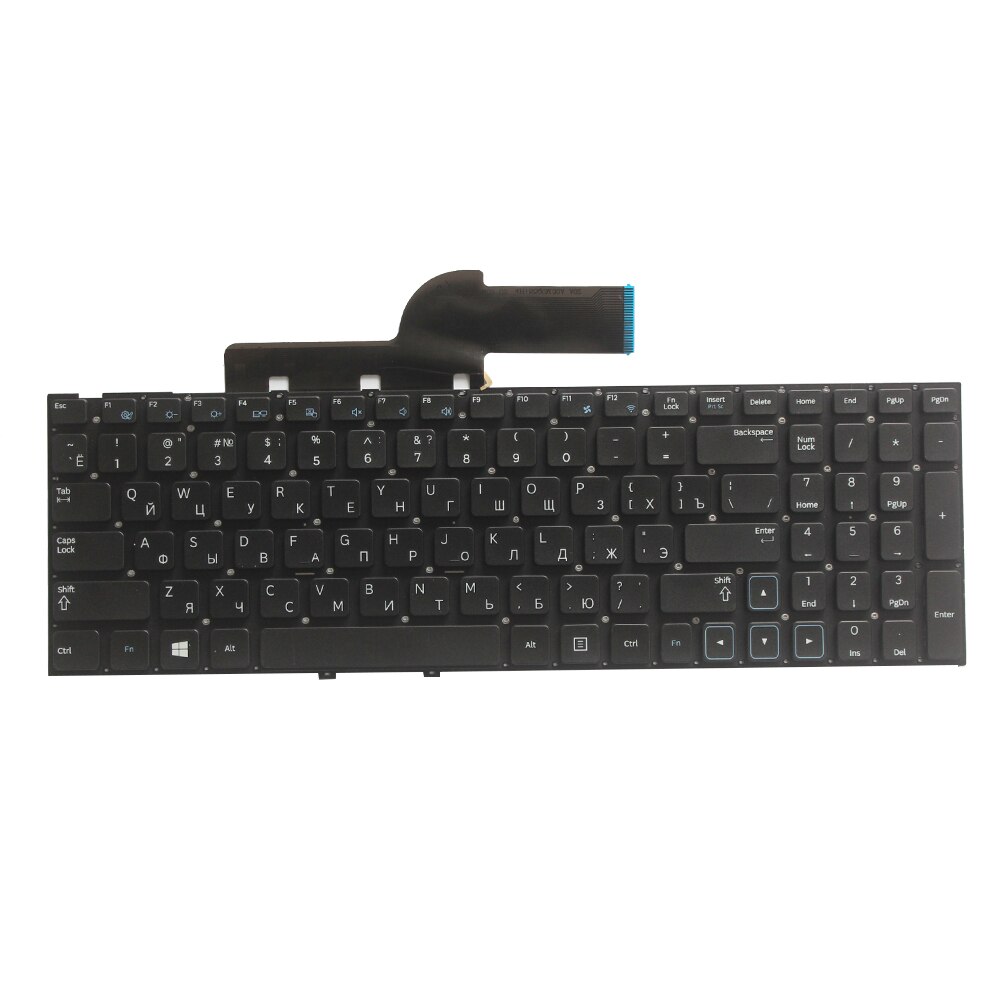 Teclado de portátil sin marco, accesorio para samsung 300E5A 305E5A 300V5A 305V5A NP300 NP300E5A NP305E5A NP300V5A NP305V5A 300E5X RU, ruso,