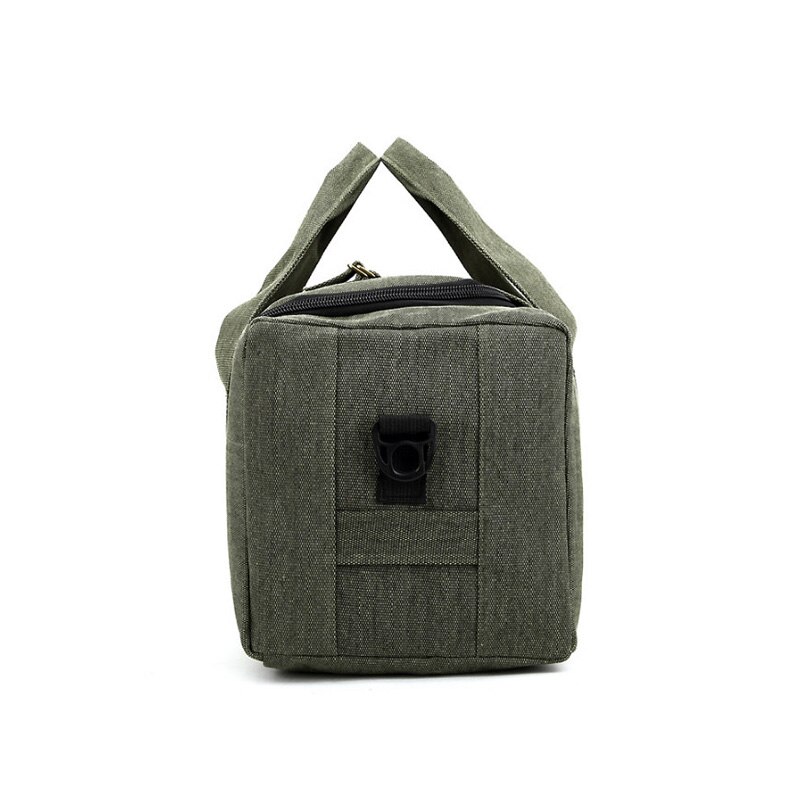 Mannen 70L Of 40L Grote Capaciteit Canvas Tas Klassieke Bagage Tas Verdikking Stevige Handtas Zwart Bruin Army Green 3 Kleuren