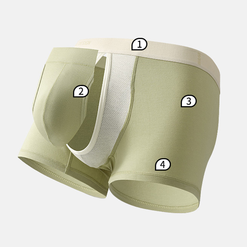 Miesten alusvaatteet isot bokserit keskikorkealla vyötäröllä modaalipuuvillaiset alushousut hengittävät 3d pussin alushousut miesten runko cueca calzoncillos