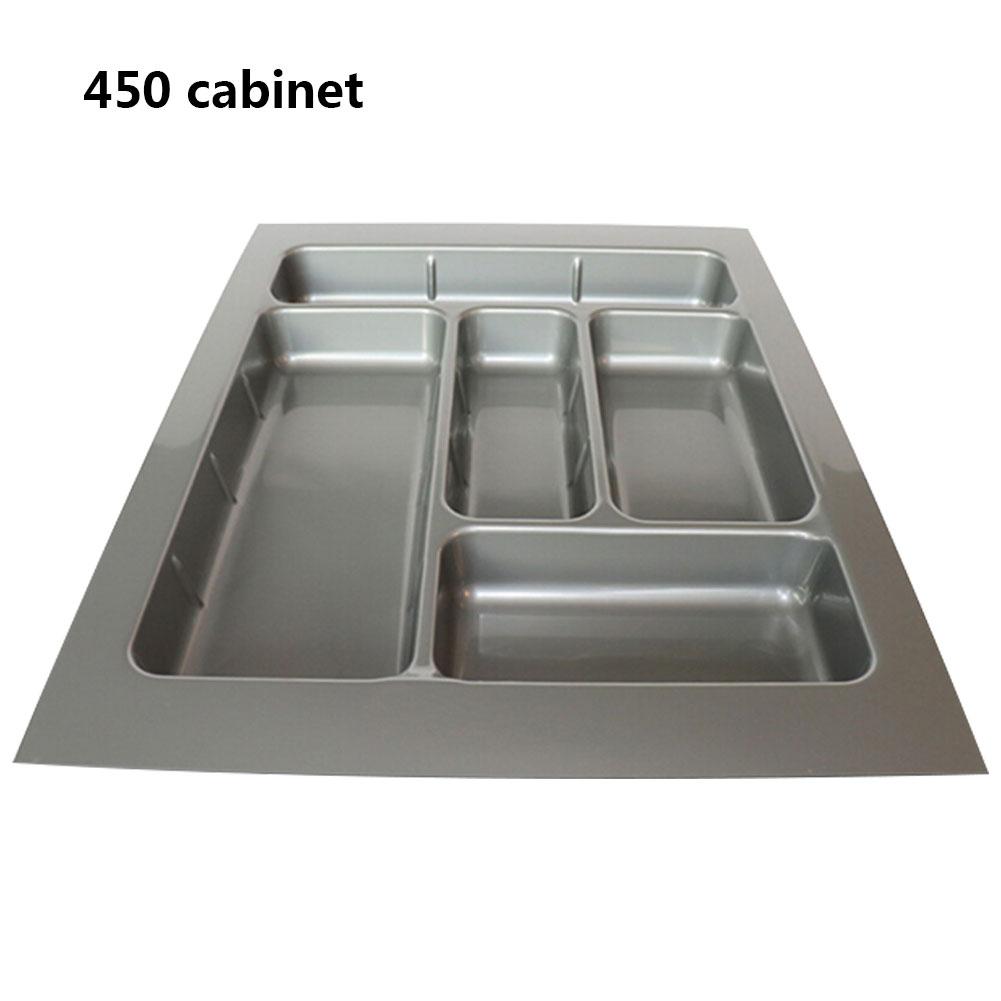 ABS Drawer Cutlery Tray Kitchen Cabinet Chopsticks Cutlery Storage Box Plastic Drawer Compartment Divider Tray: 450 Cabinet