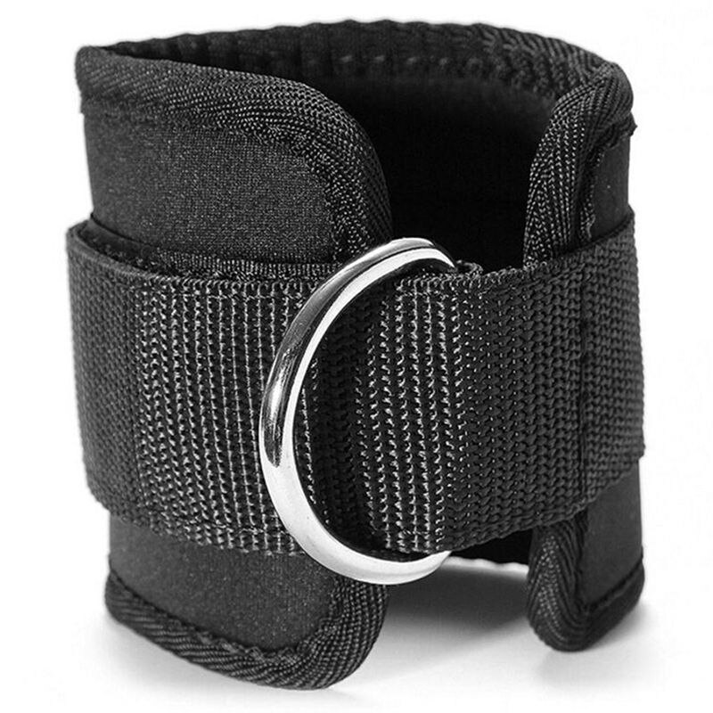 Verstelbare D-Ring Enkelbandje Gesp Body Building Resistance Band Gym Multi Dij Been Enkelboeien Power Gewichtheffen fitness: Default Title
