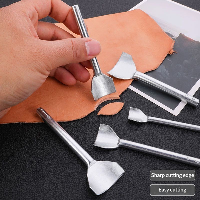 Half Round Cutter Punch Leather Craft Tools Leather Handmade Craft Tools Arc-shaped Punch for Belt Strap DIY Leather Tool
