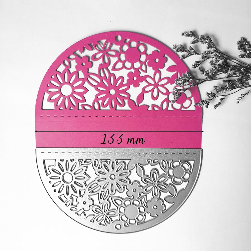 Flower Edge Dies Metal Cutting Dies Scrapbooking for Paper Card Making DIY Album Decorative Embossing Supply