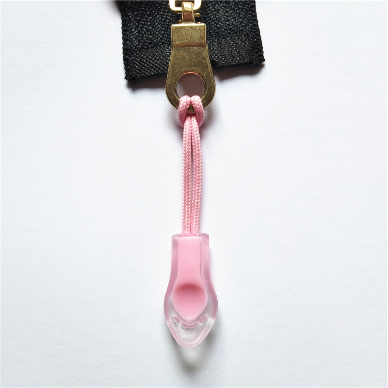 50Pcs Backpack Zipper Transparent Pull Cord Zip Fastener Zip Slider