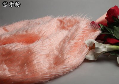 Pluche cospaly prestaties kleding sieraden teller clothr achtergrond doek deken hond haar ambachten pluche faux fur stof: 19
