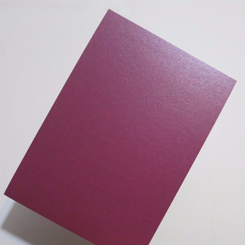A5 Pearl Color Card Paper 250g Cardstock 20 colors optional: A5 Burgundy