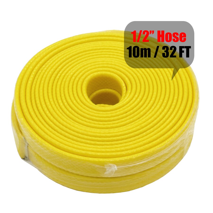 MUCIAKIE 10/15/20m 1/2'' Yellow Garden Hose Cold-resistance Compatible Water Hose Tube Lawn Pipe: 10m xAB613C