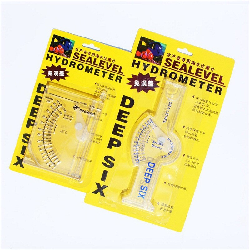 Meerwasser Hydrometer Meerwasser Salzgehalt Meter für Aquarien Aquakultur Meerwasser Dichte Messung Salzgehalt Grad Prüfung