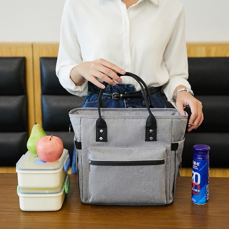Oxford – sac à Lunch pour hommes et femmes, grande capacité, Bento, glacière, pique-nique, boîte à déjeuner, sac à bandoulière, fourre-tout isolé