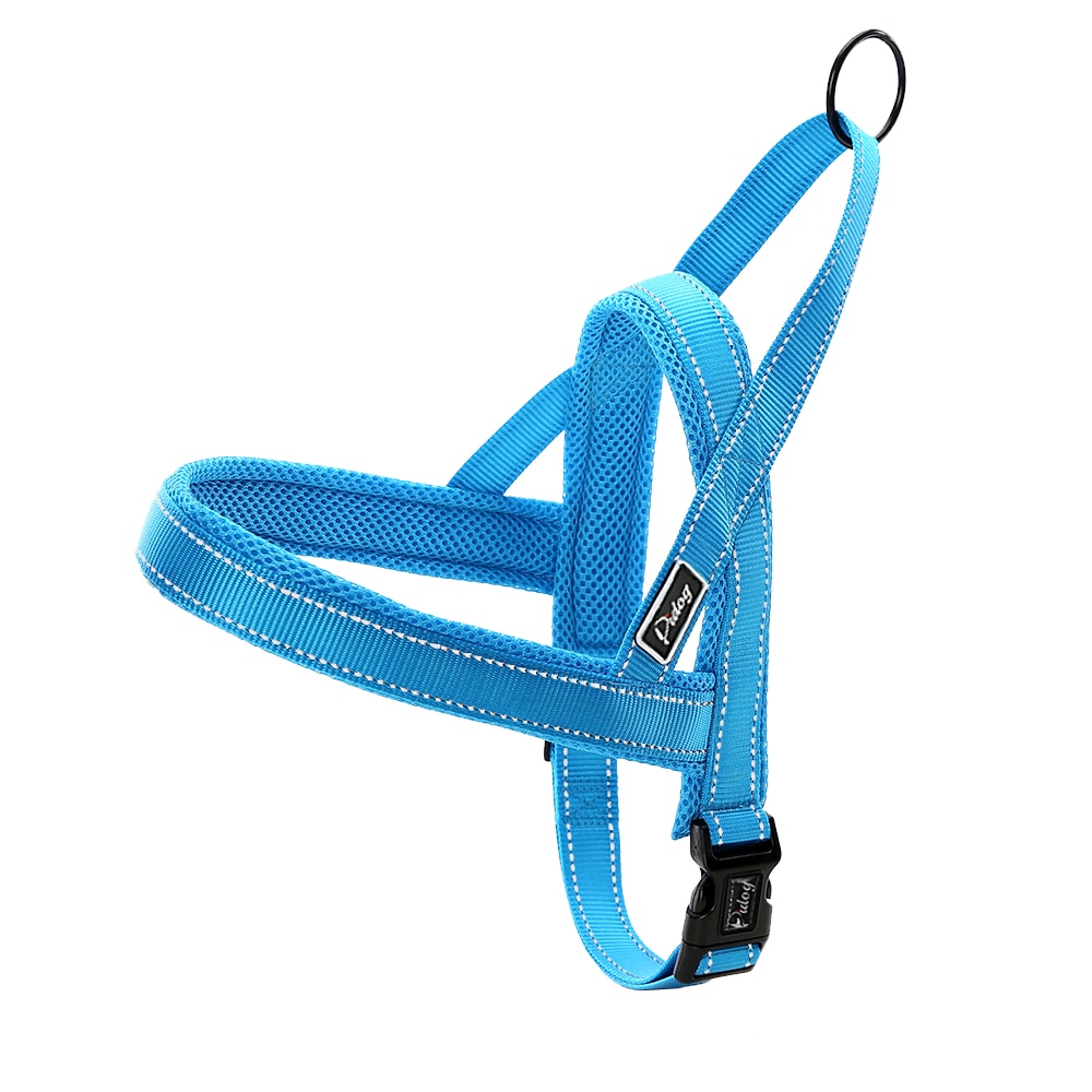Conjunto de Correa y arnés reflectante sin tirones para perro, chaleco para mascotas de plomo para perros pequeños y grandes, Perfecto para el entrenamiento diario XXS-L caminar