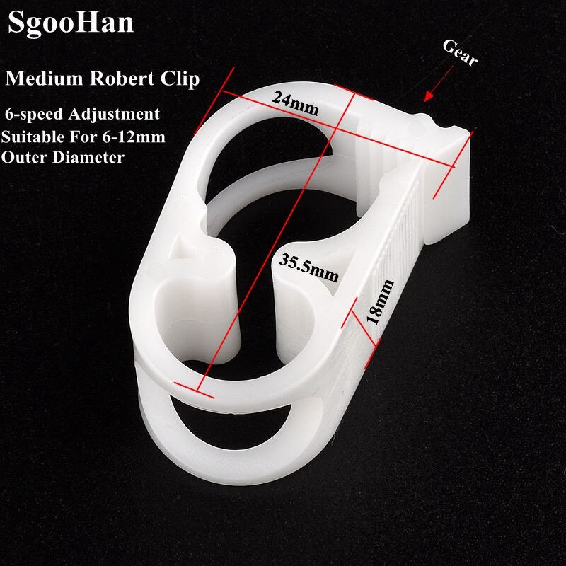 1~10Pcs Hose Flow Regulator Robert Clip Water Stop Clip Bottle Flow Rate Adjustment Switch Damper Aquarium Fish Tank Adapte: 1pc / Medium