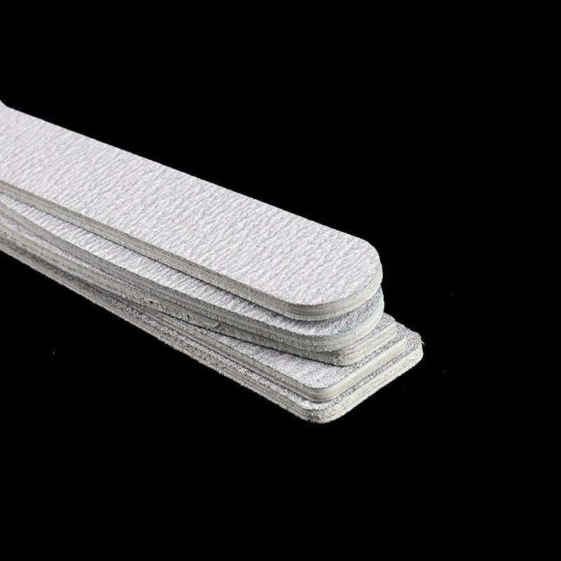 Wakefulness 5 stuks schuurpapier nagelvijl limoen 100/180 schuurbufferblokken set grijze nagelvijlen voor uv-gellak manicure tool