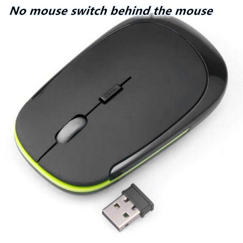Bluetooth Muis Draadloze Computer Muis Stille Mause Usb Oplaadbare Ergonomische Muis 1600 Dpi Optische Muizen Voor Pc Laptop: 02 no mouse switch