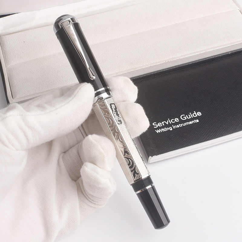 MB Rollerball Ballpoint Writer Marcel Proust Classique Style Carving Fountain Pens Writing Ink