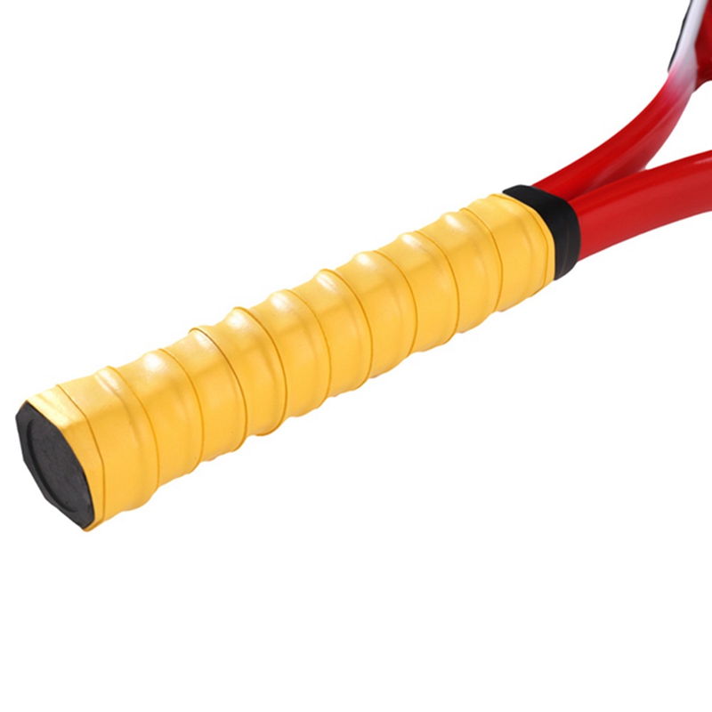 Antislip Tennis Racket Pu Tennis Grip Zweet-Absorberende Riem Badminton Grip Sport Zweet-Absorberende Tennis accessoires Y: yellow