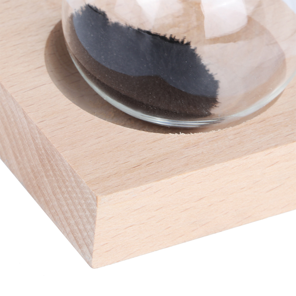Household Desktop Magnetic Glass Sand Clock Hourglass Timer with Base Decoration Ornament Sand Clock Timers Home Decoration
