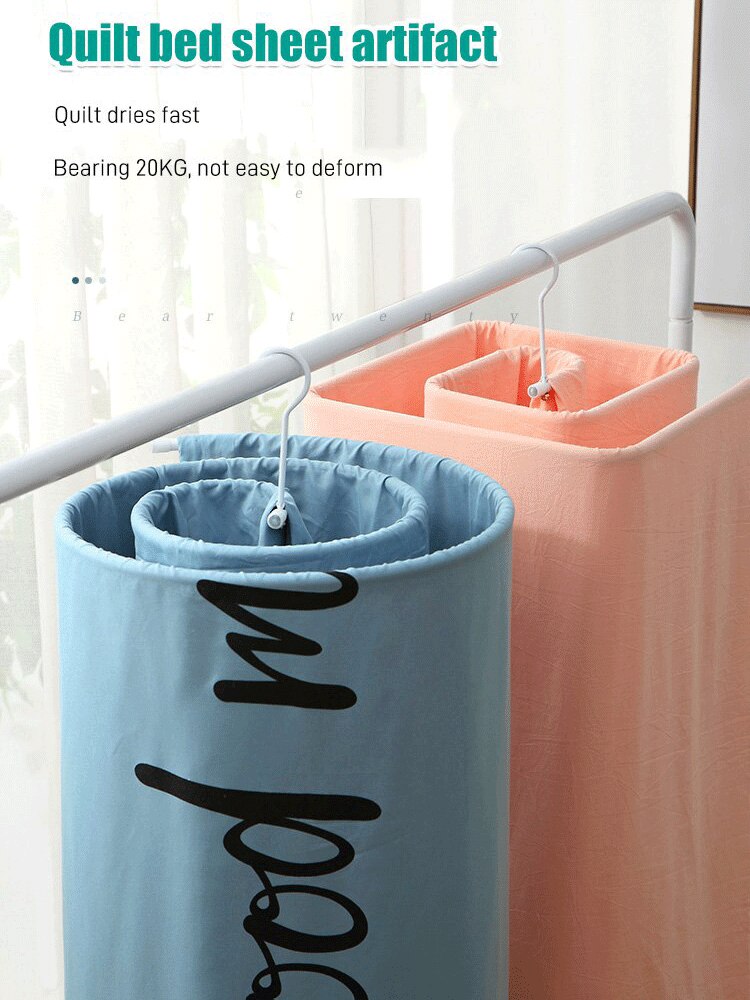 Cintres en Spirale pour Draps, Support De SéChage De Couette Suspension, Spirale Multifonctions Etendoir | Leroy Merlin