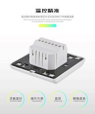 LCD Weekly Programmable Floor Heating Temperature Regulator Controller 16A 230V Room Air Thermostat with Temperature Sensor