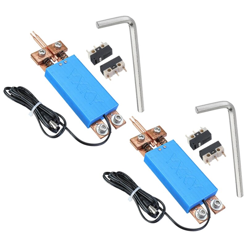 2 zestawy maszyna robić zgrzewania punktowego 12V przenośny podręczny DIY miejsce spawacze długopis mini 18650 akumulator spawacz długopis narzędzie: Różany