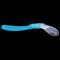 1 Uds. Cuchara de alimentación infantil para niños, cucharas de entrenamiento, utensilios para niño bebé alimentar, libre de BPA, silicona suave de primera etapa, 3 opciones