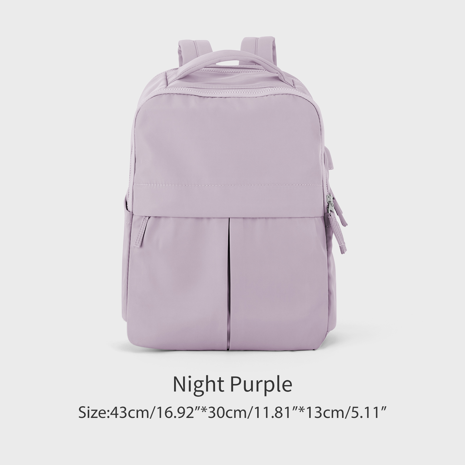 Zaino per laptop da donna Zaino per computer da lavoro da viaggio universitario da 15,6 pollici con porta USB Zaino casual per insegnanti infermiere: Colore rosa