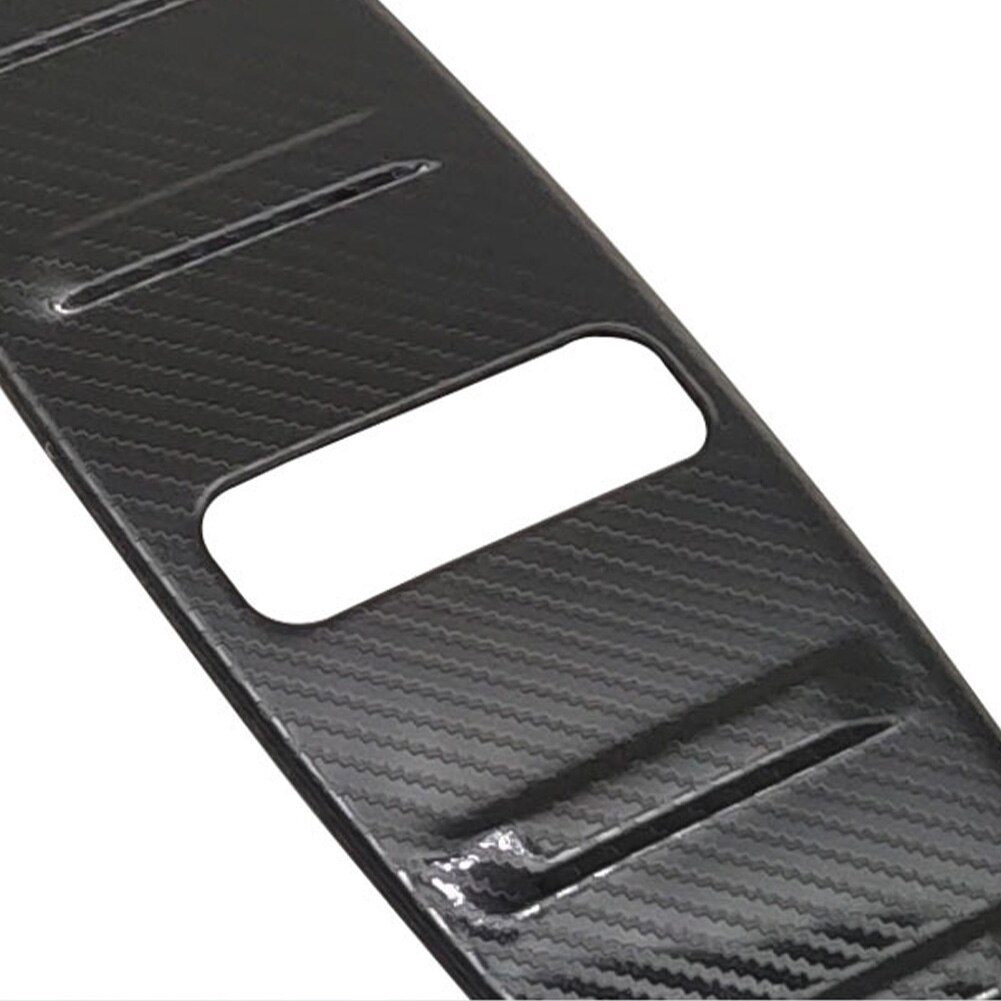 For Tesla Model 3 Accessories Front Trunk Sill Plate Guard Hood Lock Cover Protector Carbon Fiber Black decorative strips