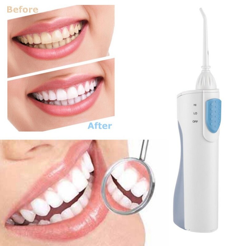 Oral irrigator trådløst vann tanntråd usb oppladbar 2 dyser vannstråle tanntråd 165ml
