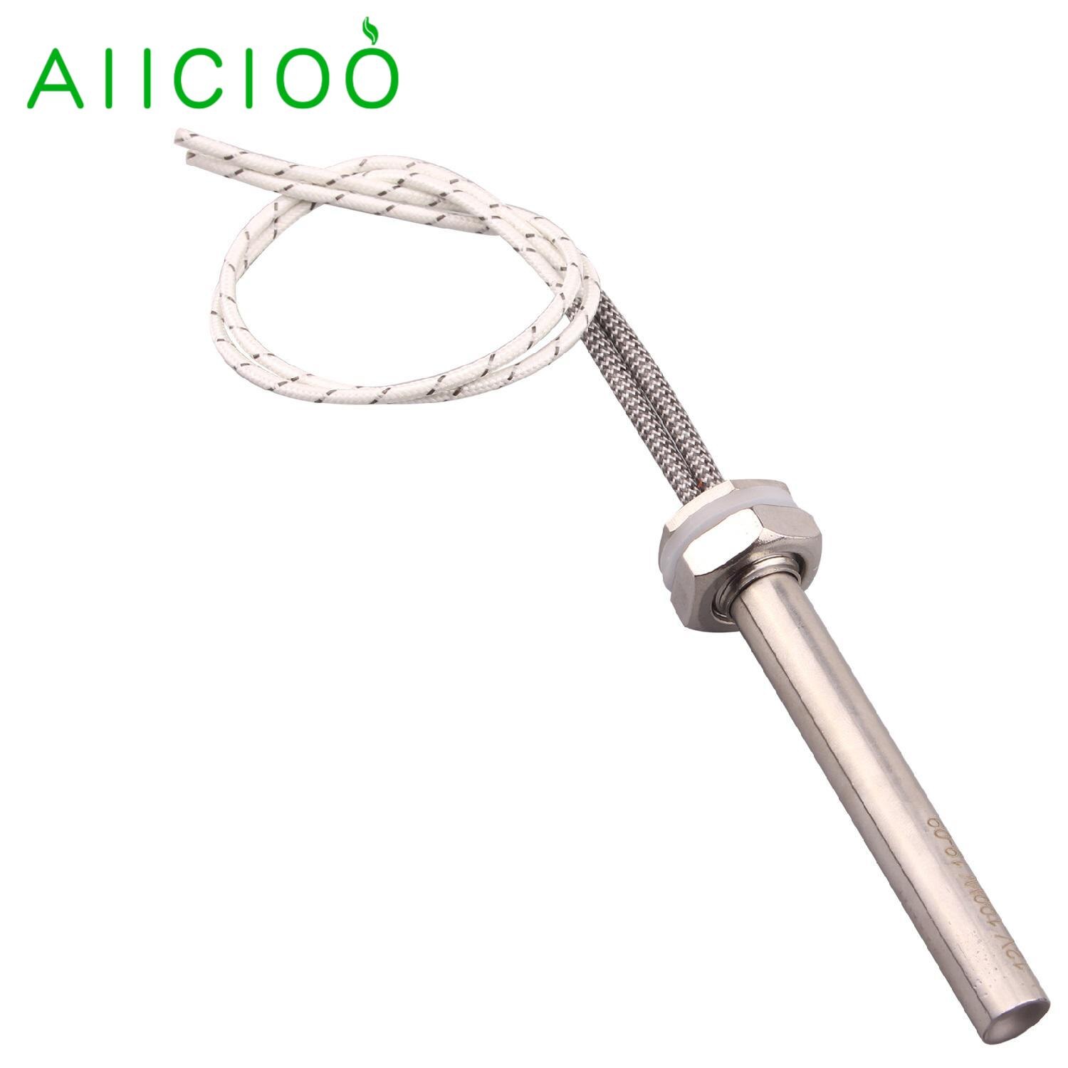 AIICIOO – élément chauffant à cartouche 12v, pour l'eau bouillante, appareil de chauffage tubulaire, par Immersion, SUS 304, M16 100W
