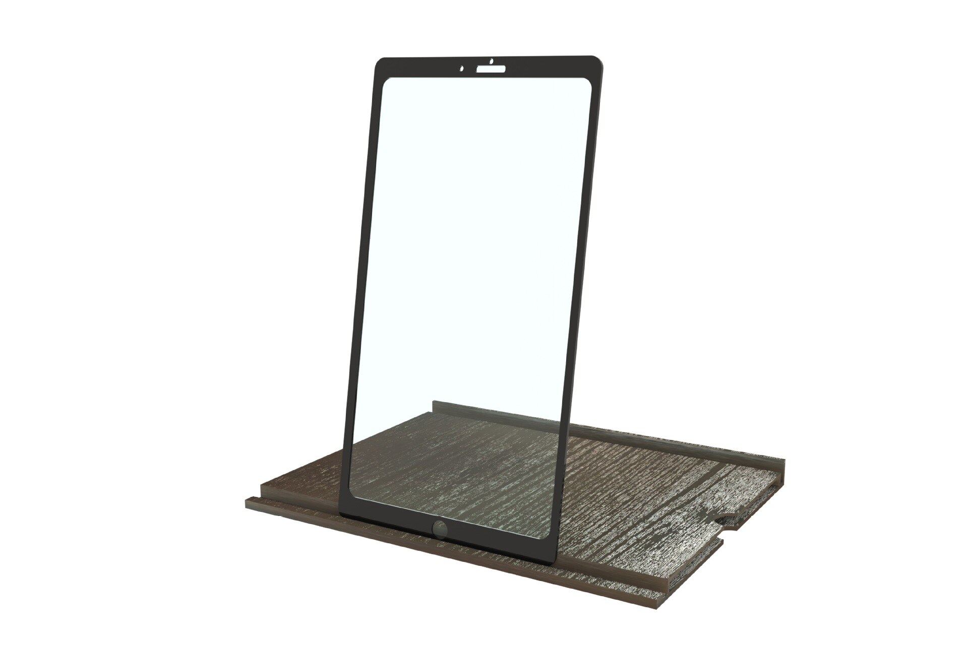 12 Inch Screen Amplifier Wood Horizontal Vertical Screen Magnifier Folding Desk Phone Video Holder: 2