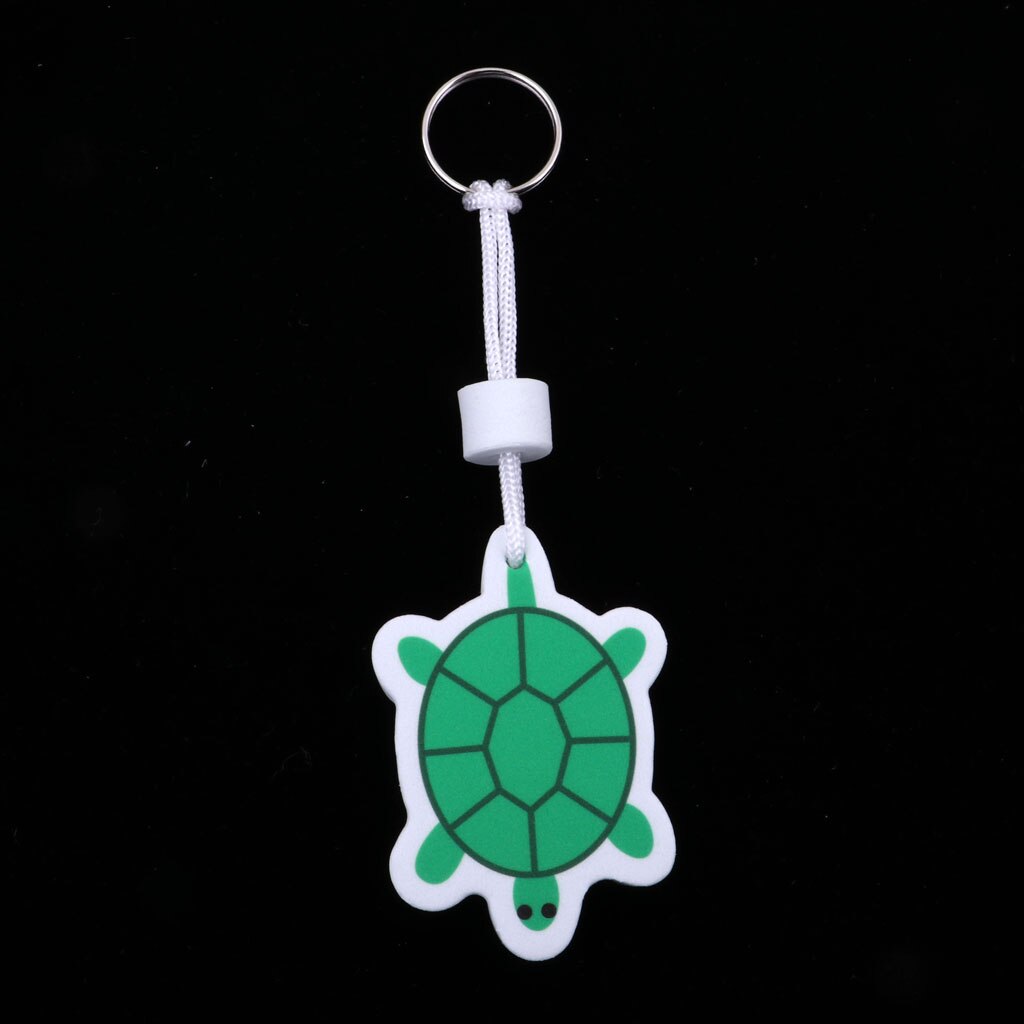 Galleggiante Chiave Anello Portachiavi Galleggiante Portachiavi Galleggianti Catena Chiave per la Nautica Marine Kayak Da Pesca Barche a remi: Tortoise Green