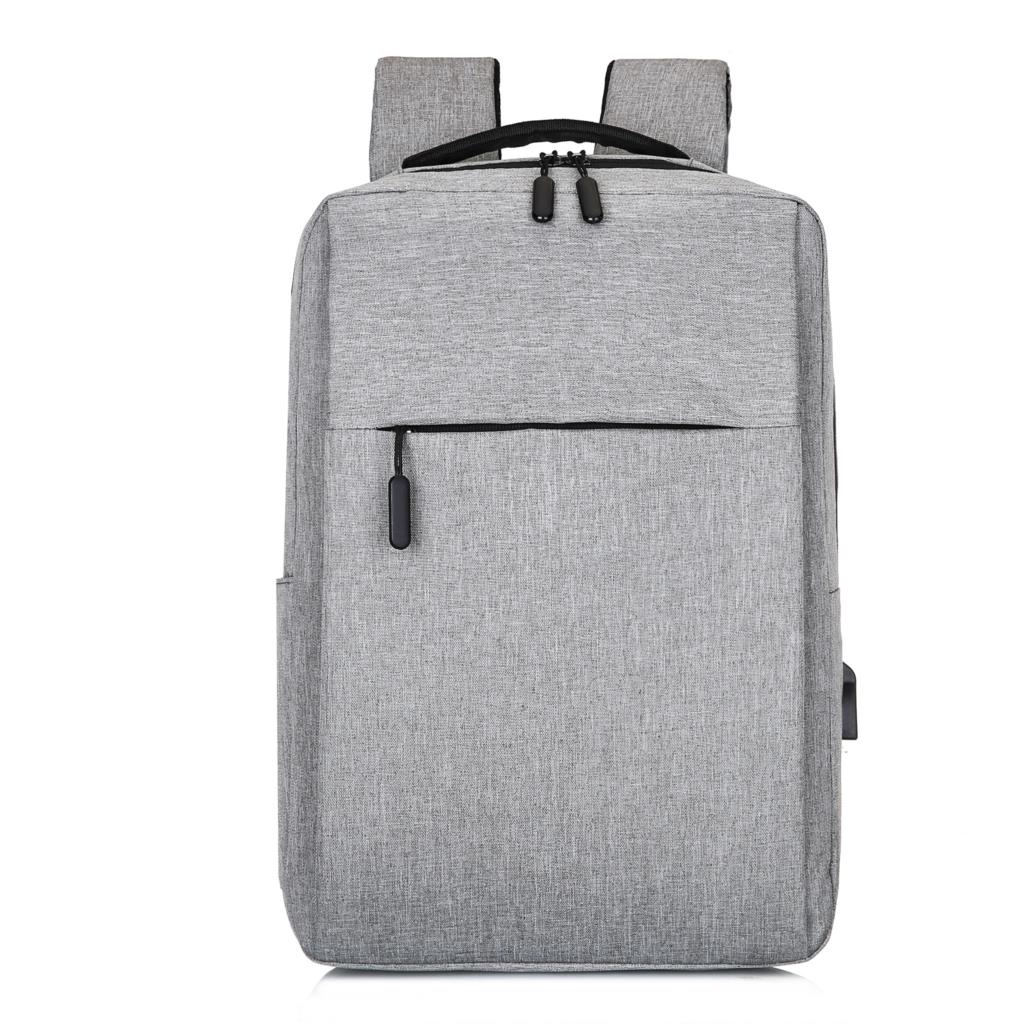 Laptop Usb Backpack School Bag Rucksack Theft Men Backbag Travel Daypacks Male Leisure Backpack Mochila Women Gril: Gray