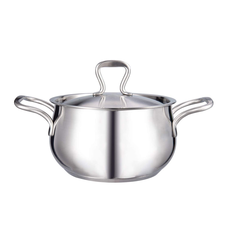 18/10 Rvs Soeppan Stoomboot Dampende Pot Non-stick Pan Keuken Koken Tool Kookgerei Fornuis Bol Voedsel 18cm (7 "): 18cm   Pan