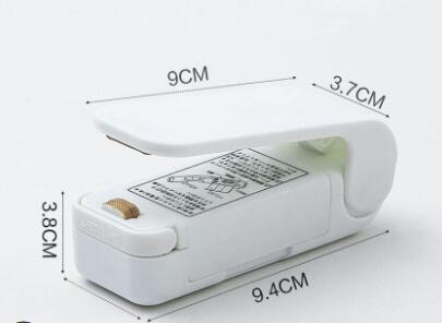 Przenośny plastikowy zgrzewarka robić użytku domowego mini zgrzewacz robić plastikowych torebek z małymi dłońmi zgrzewarka ciśnieniowa: biały