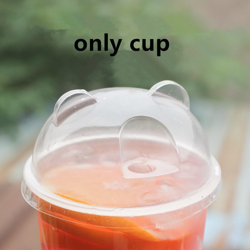 50 stuks kerstbekers 500ml rode tekeaway-verpakkingen wegwerpbekers feestgunst koffie thee verdikking papieren bekers met deksel: Alleen deksel 2