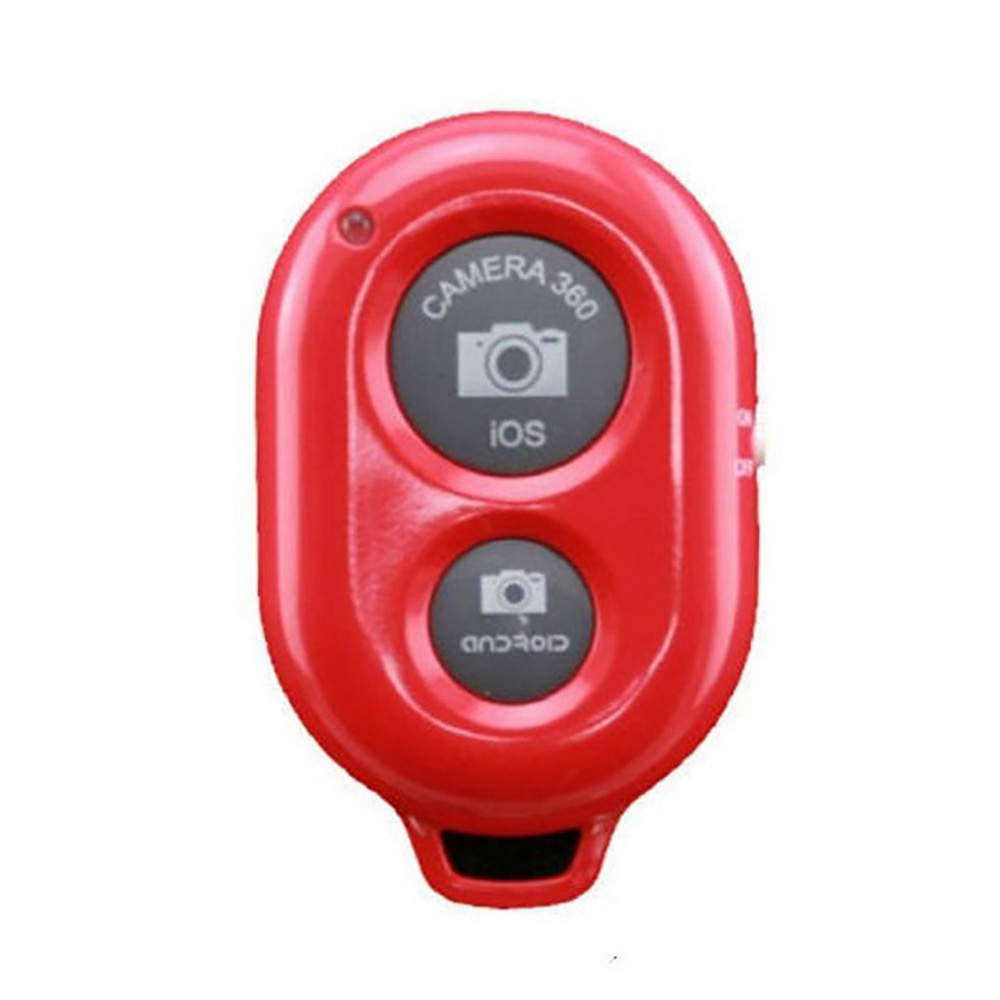 Remote Shutter Release for Phone Wireless Control for Monopod Photo Camera Shutter Button Bluetooth-compatible Remote: Red