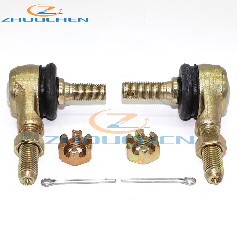 1 Pair M10-M10 Tie Rod End Kits Ball Joint Fit For China ATV 50cc 110cc 150cc 200cc 250cc 300cc Go Kart Karting Quads Bike Parts