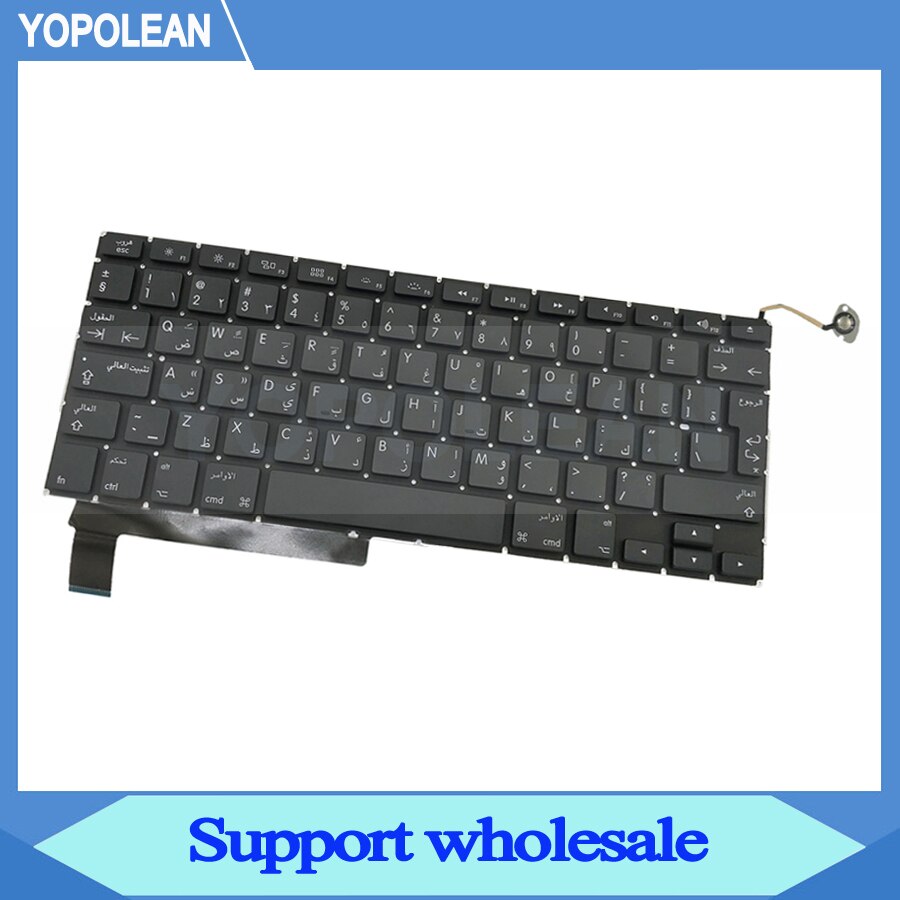 3 pcs/lot Arab Arabic Keyboard For Macbook Pro Unibody 15" A1286 Years