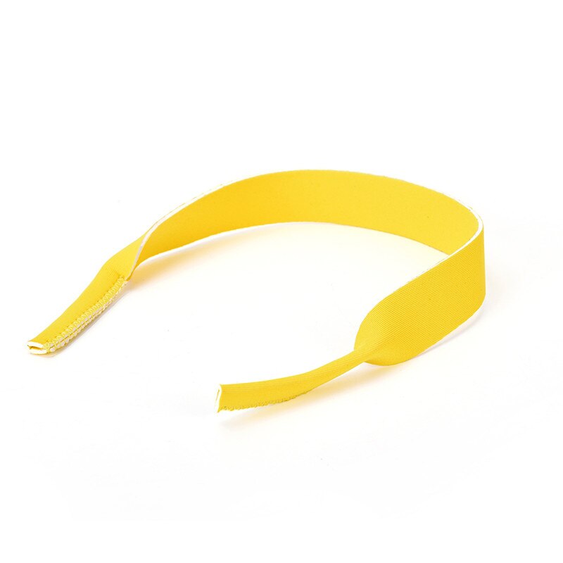 nuovo all'aperto Occhiali Occhiali Occhiali Da suola Elastico Della Cinghia Della Cinghia di sport Della fascia Supporto Del Cavo in neoprene Occhiali Da suola Occhiali Da vista di Alta Qualità: Giallo