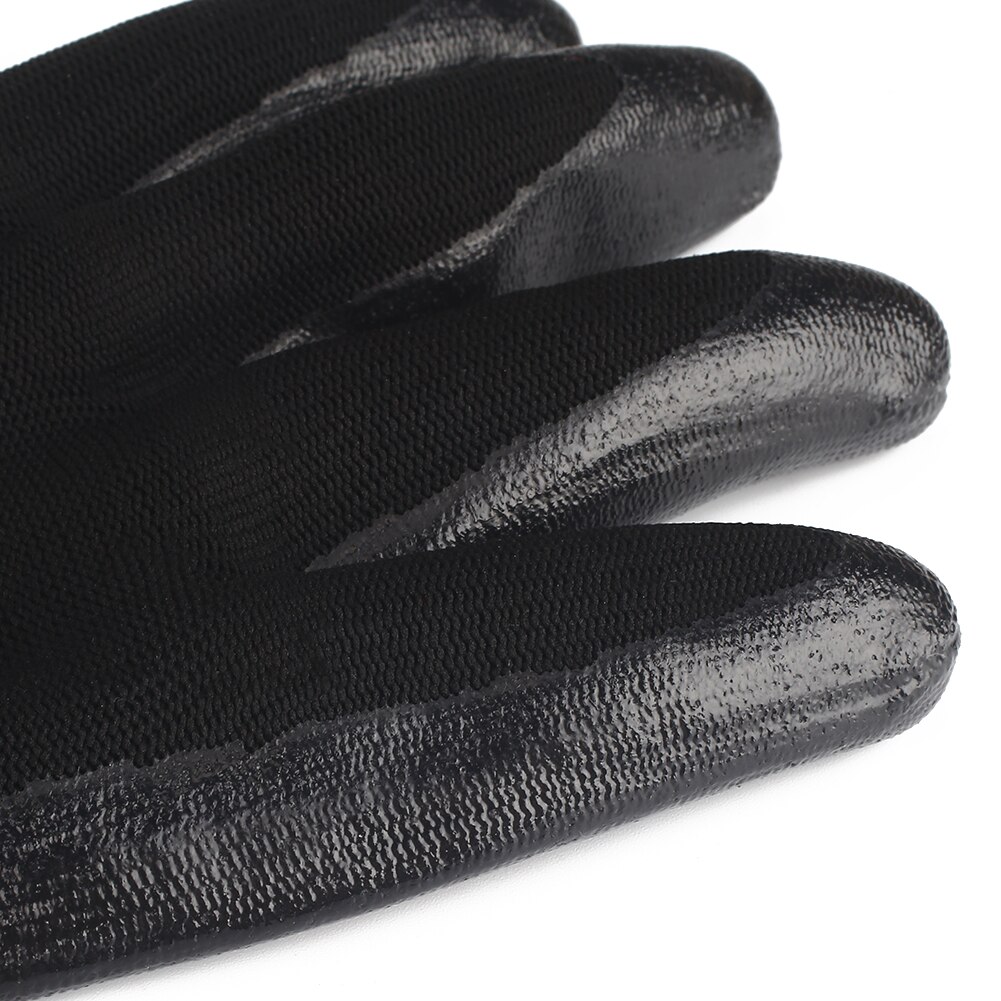 Guantes de trabajo, guantes de jardín, 1 par, mitones negros, planta de trabajo, no SliRp Graden, suministros de herramientas, económicos, para patio, exterior, duraderos