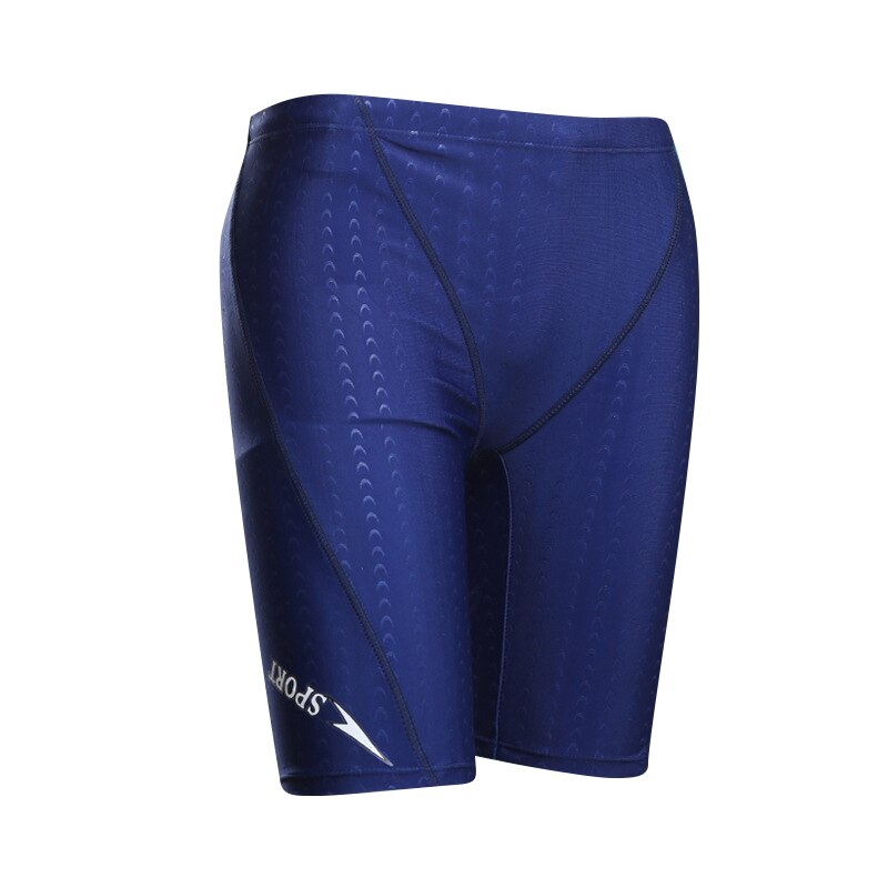 Jungen Badehose Wasserdichte Schnell Trocken Badeanzug Mann Tauchen Lange Badeanzug Boxer Slip Homosexuell Strand kurze Hose Tragen: Blau / XXL