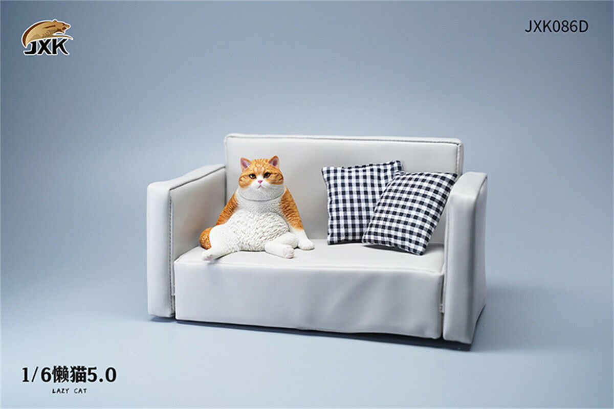 IN STOCK! JXK 1/6 Lazy Cat 5.0 Model Cute Animal CollectorScene Decorarion Action Figures 2022 Kids Toy: JXK086D